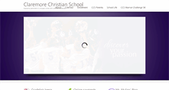Desktop Screenshot of claremorechristian.com